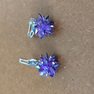 Unique lavender earrings